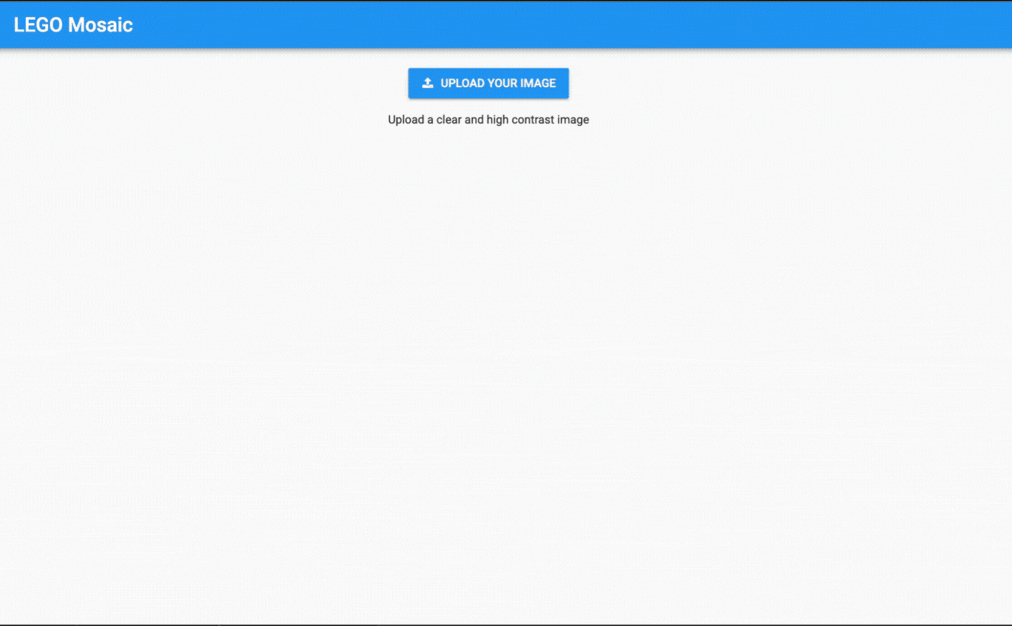 Demonstration of uploading an image which triggers the alert with the ImageDisplay Form